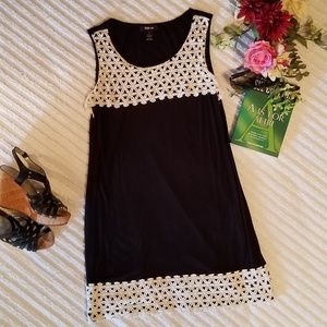{Style & Co} Black and White Dress/Tunic